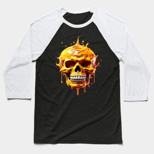 SKULL MELTING Baseball T-Shirt